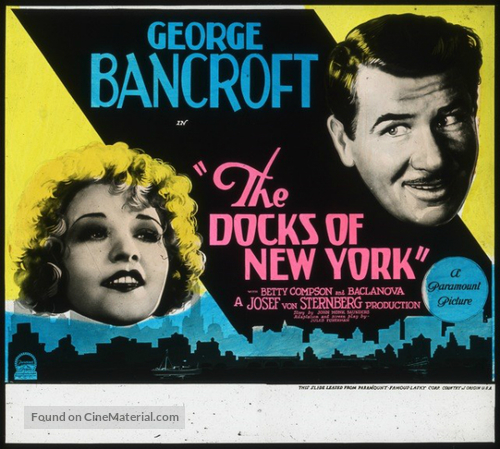 The Docks of New York - poster