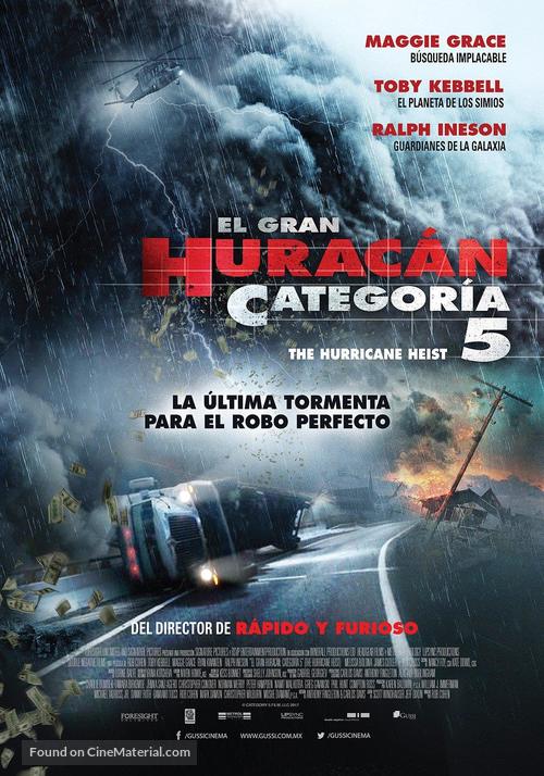 The Hurricane Heist - Mexican Movie Poster