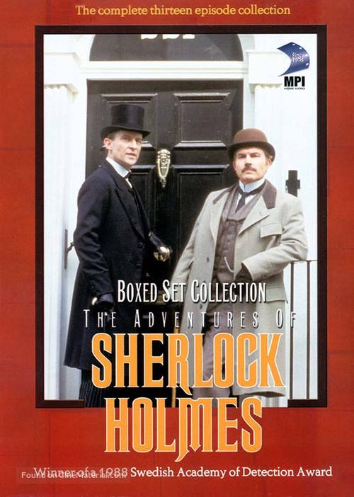 &quot;The Adventures of Sherlock Holmes&quot; - DVD movie cover