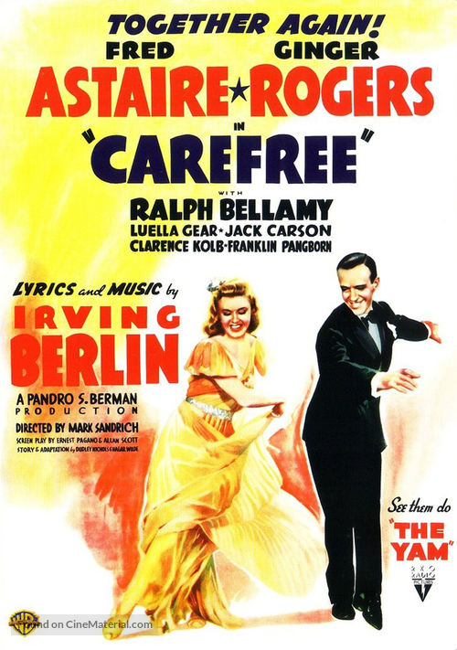 Carefree - DVD movie cover