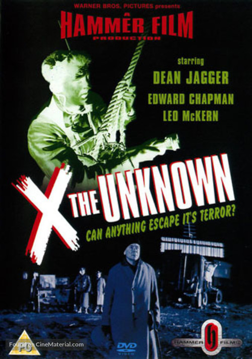 X: The Unknown - British Movie Cover