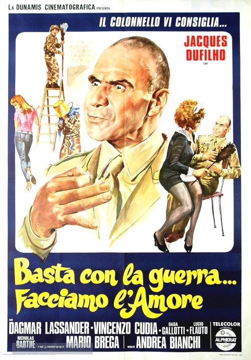 Basta con la guerra... facciamo l&#039;amore - Italian Movie Poster