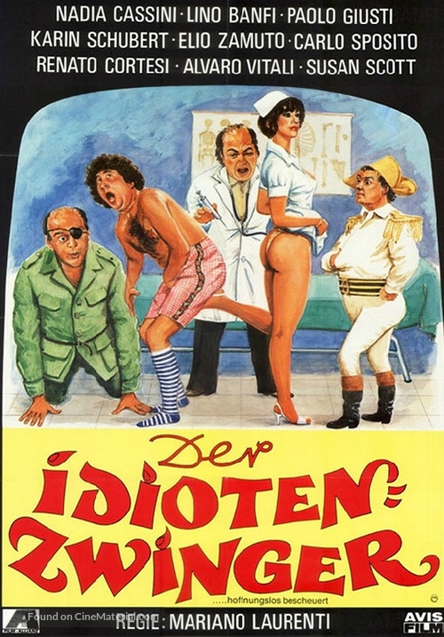 L&#039;infermiera nella corsia dei militari - German Movie Poster