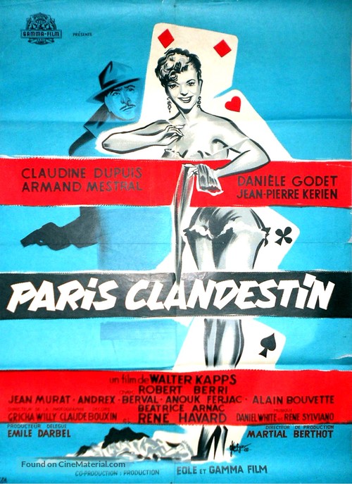 Paris clandestin - French Movie Poster