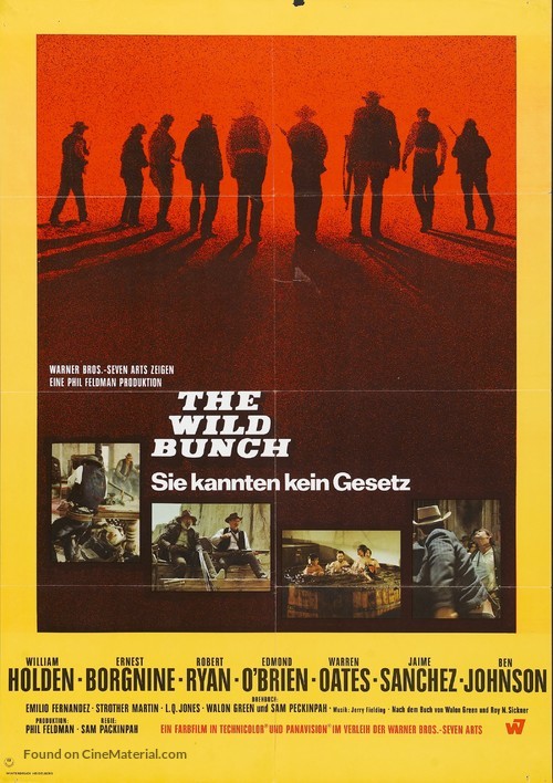 The Wild Bunch - German Movie Poster