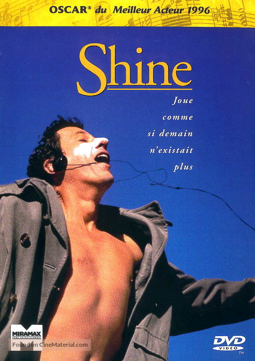 Shine - French DVD movie cover