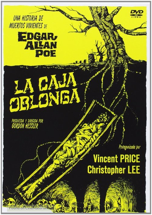 The Oblong Box - Spanish DVD movie cover