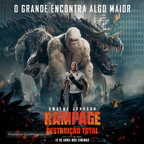 Rampage - Brazilian Movie Poster