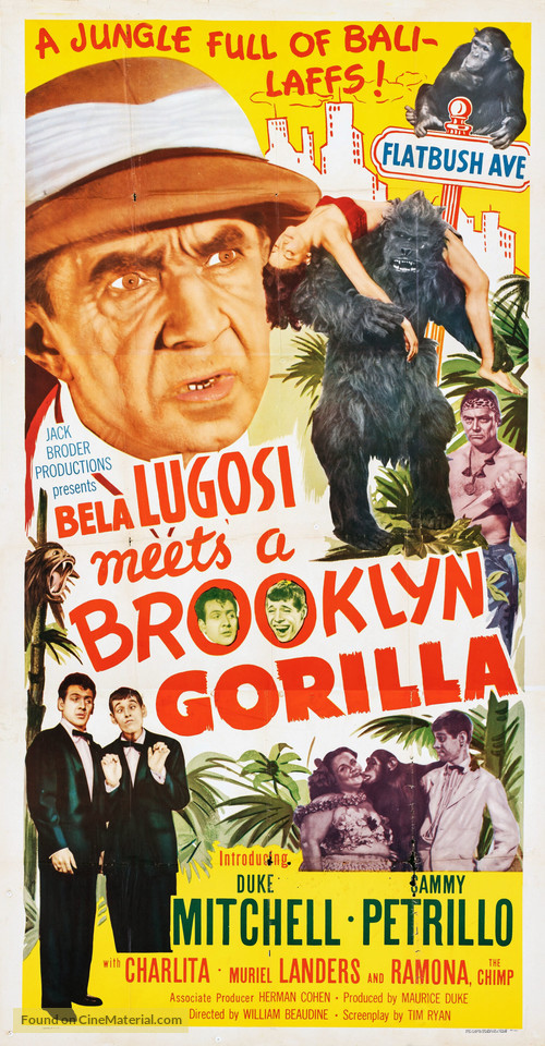 Bela Lugosi Meets a Brooklyn Gorilla - Movie Poster