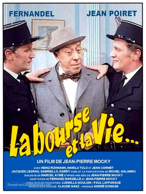 La bourse et la vie - French VHS movie cover