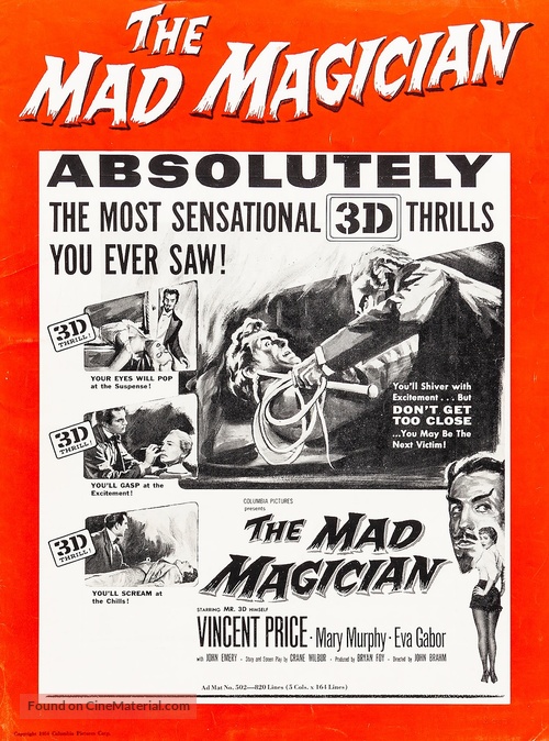 The Mad Magician - poster