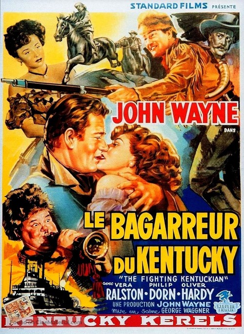 The Fighting Kentuckian - Belgian Movie Poster