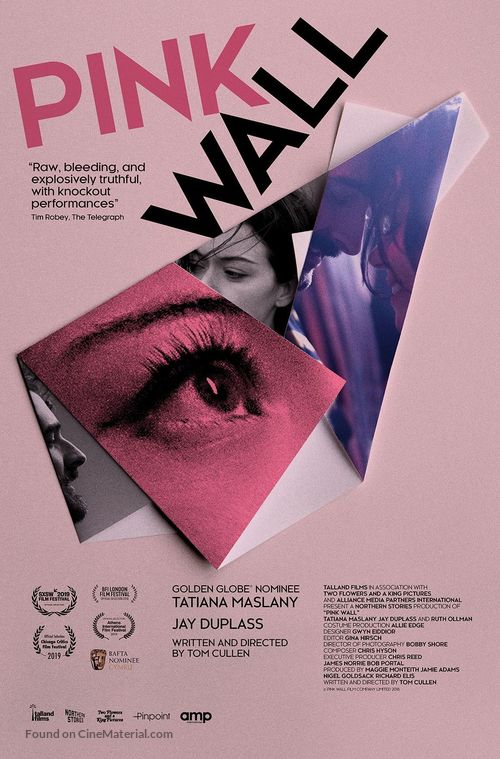 Pink Wall - British Movie Poster