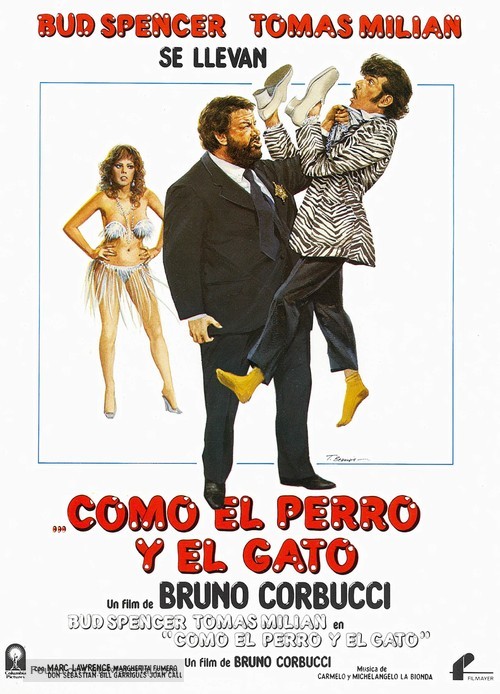 Cane e gatto - Spanish Movie Poster