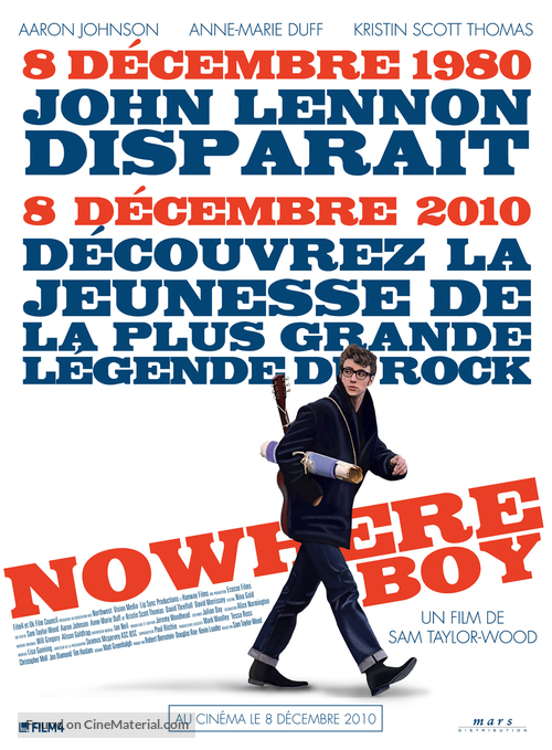 Nowhere Boy - French Movie Poster