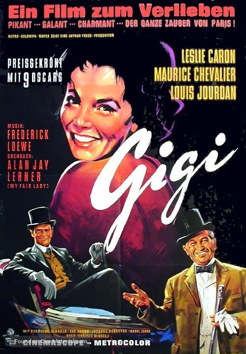 Gigi - German Movie Poster