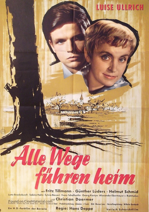 Alle Wege f&uuml;hren heim - German Movie Poster