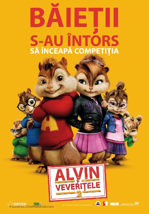 Alvin and the Chipmunks: The Squeakquel - Romanian Movie Poster