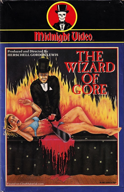 The Wizard of Gore - VHS movie cover