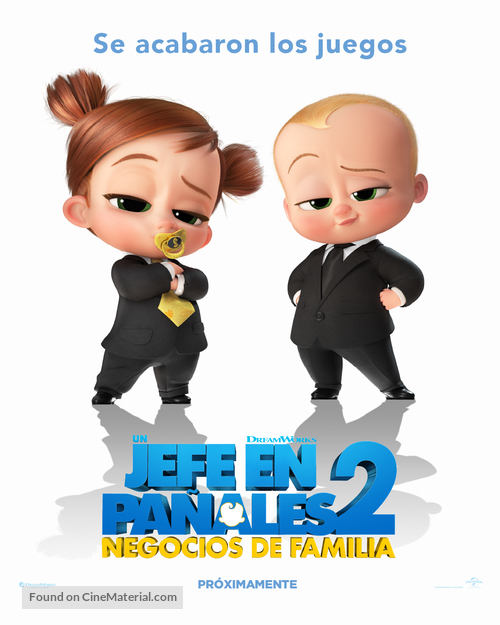 The Boss Baby: Family Business - Mexican Movie Poster