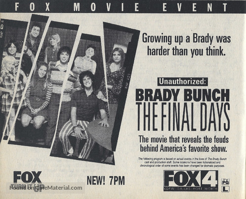 Unauthorized: Brady Bunch - The Final Days - poster