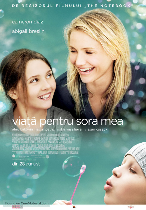 My Sister&#039;s Keeper - Romanian Movie Poster