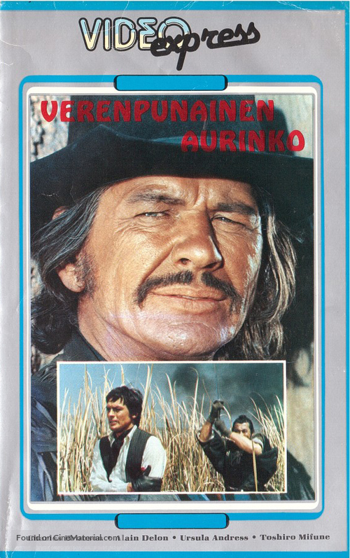 Soleil rouge - Finnish VHS movie cover