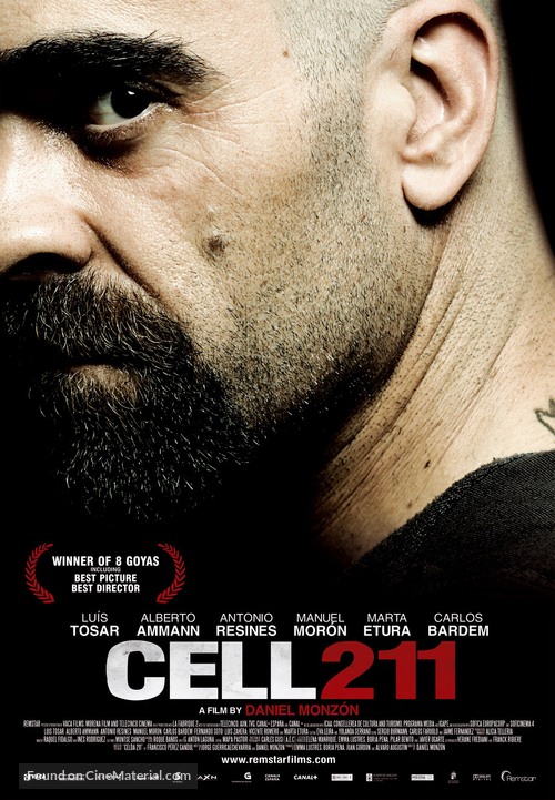 Celda 211 - Canadian Movie Poster