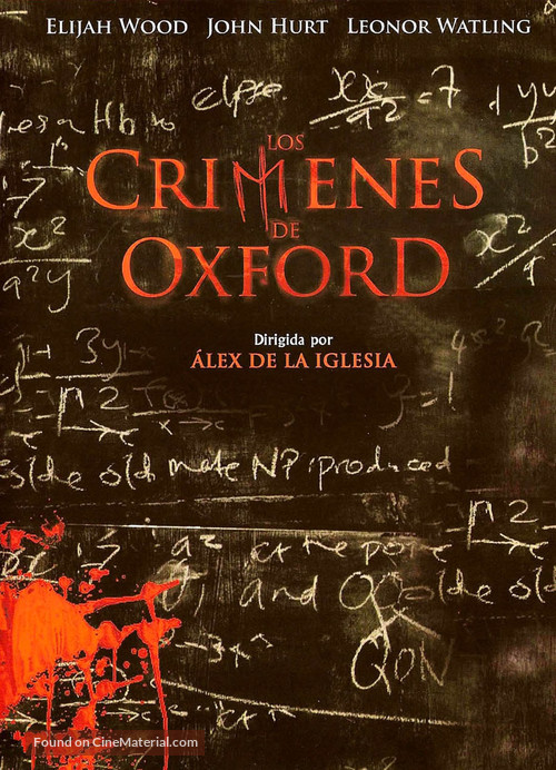 The Oxford Murders - Spanish DVD movie cover