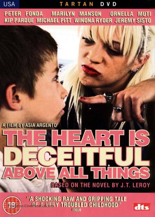 The Heart Is Deceitful Above All Things - British DVD movie cover