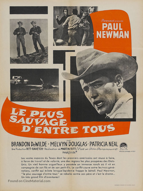 Hud - French Movie Poster