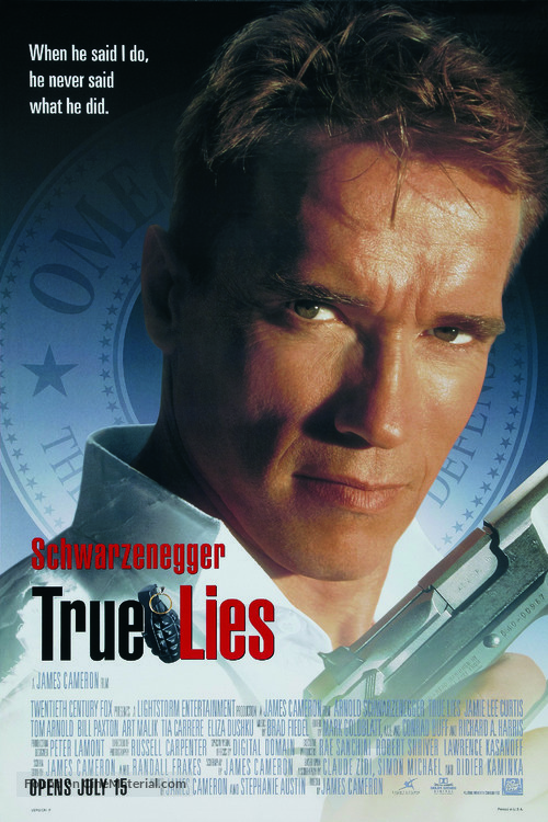 True Lies - Spanish Movie Poster