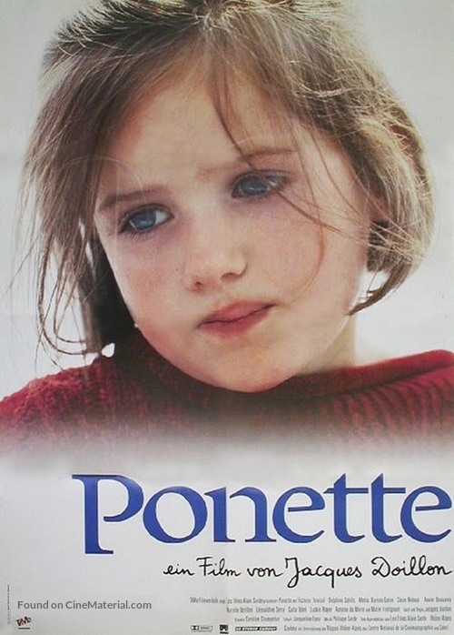 Ponette (1996) German movie poster