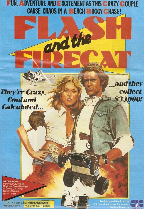 Flash and the Firecat - Video release movie poster