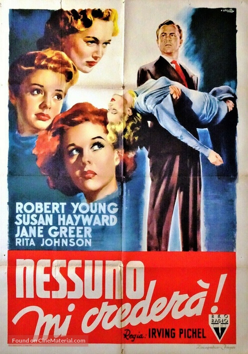 They Won&#039;t Believe Me - Italian Movie Poster