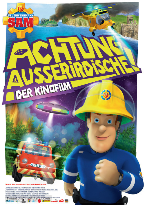 Fireman Sam: Alien Alert! The Movie - German Movie Poster