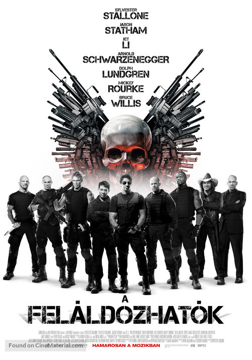 The Expendables - Hungarian Movie Poster