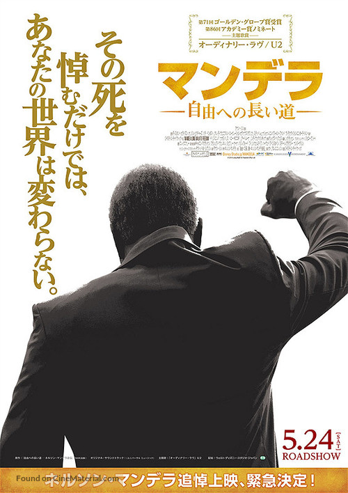 Mandela: Long Walk to Freedom - Japanese Movie Poster