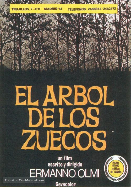 L&#039;albero degli zoccoli - Spanish Movie Poster