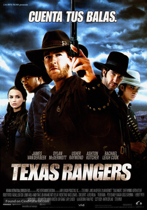 Texas Rangers - Spanish Movie Poster