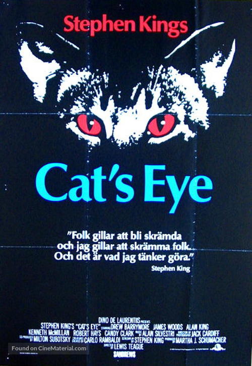 Cat&#039;s Eye - Swedish Movie Poster