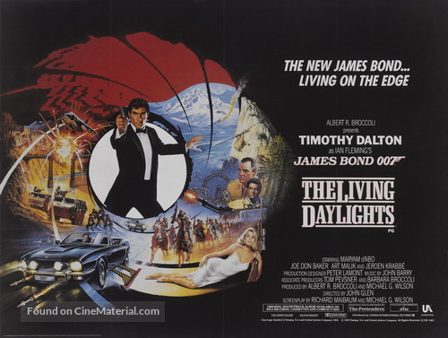 The Living Daylights - British Movie Poster