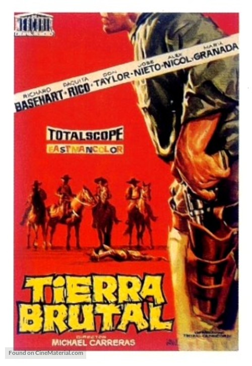 Tierra brutal - Spanish Movie Poster