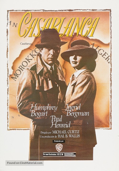 Casablanca - Argentinian Re-release movie poster