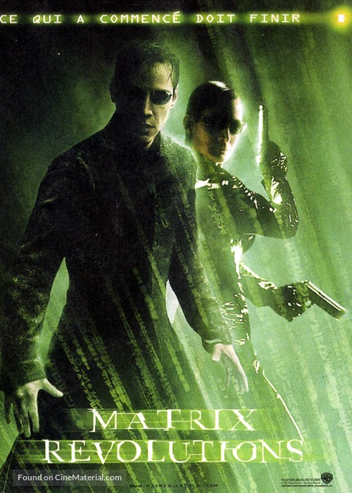 The Matrix Revolutions - French Movie Poster