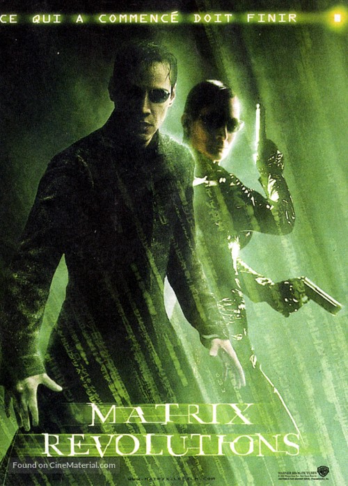 The Matrix Revolutions - French Movie Poster