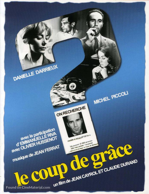 Le coup de gr&acirc;ce - French DVD movie cover