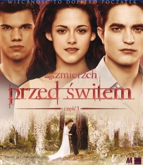 The Twilight Saga: Breaking Dawn - Part 1 - Polish Blu-Ray movie cover