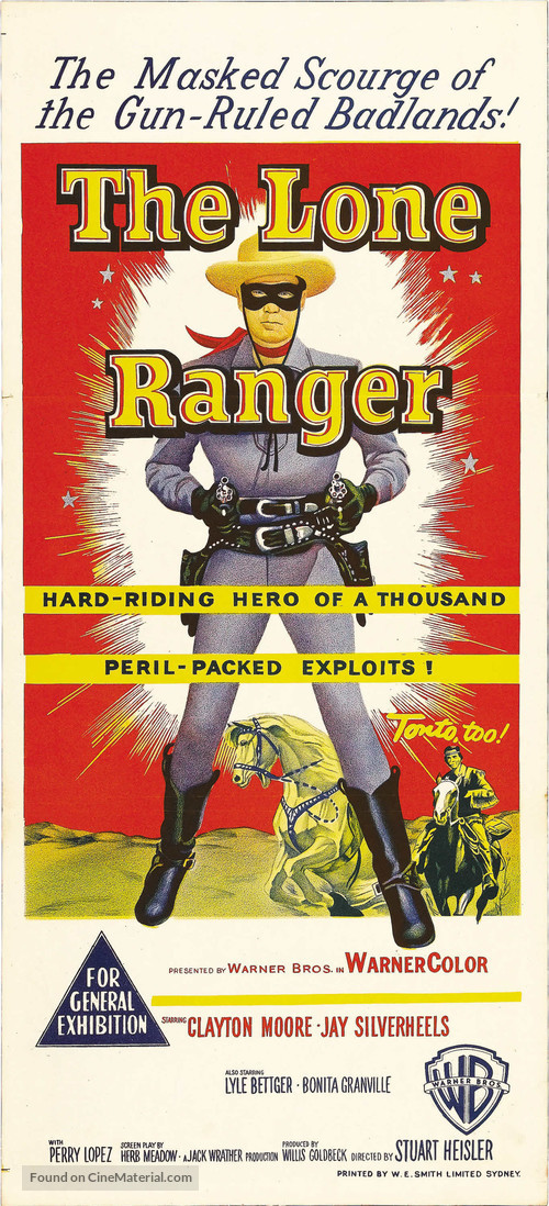 The Lone Ranger - Australian Movie Poster