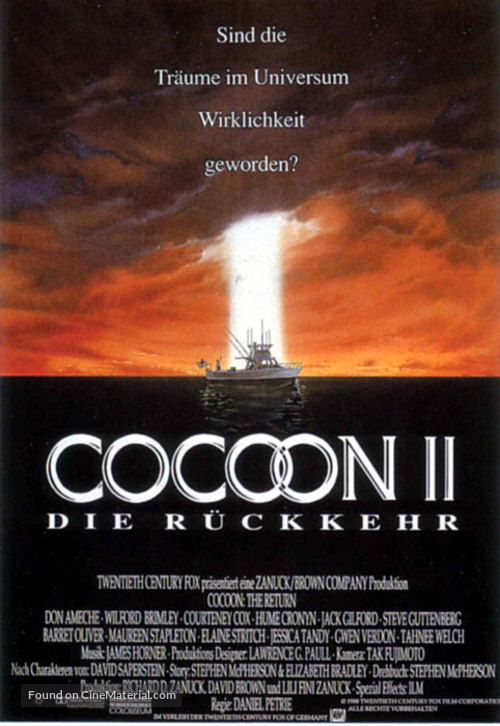 Cocoon: The Return - German Movie Poster